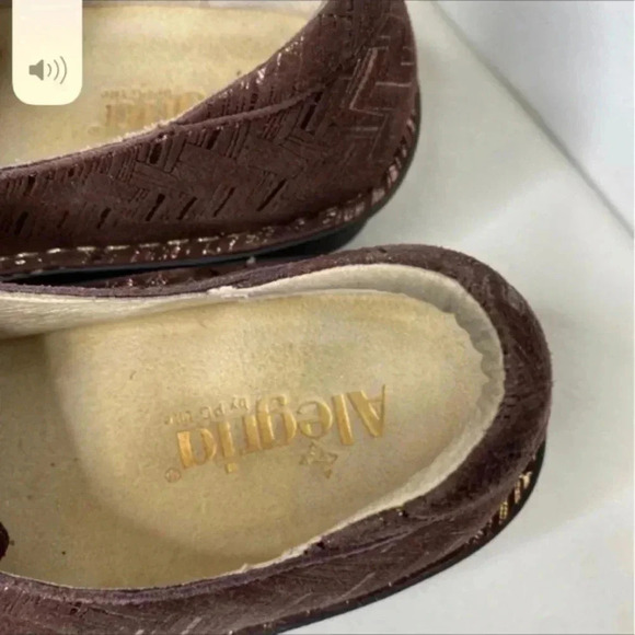 Alegria PG Lite Dream Fit Den 589 Brown Slip On Comfort Shoes - Picture 6 of 9